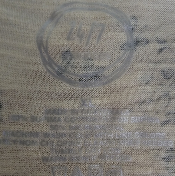 Maurices yellow flutter sleeve floral tee xl - Picture 2 of 2